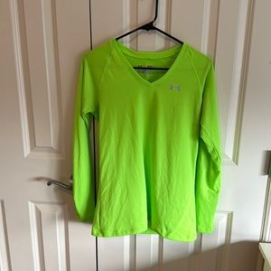 Under Armour Florescent Green Long Sleeve